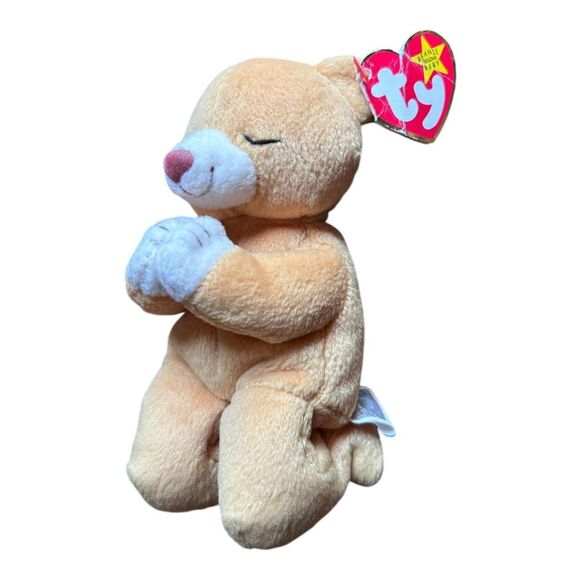 Ty Beanie Praying Baby Hope, Fantastic condition on the Bear but the tag is Worn - Picture 3 of 4